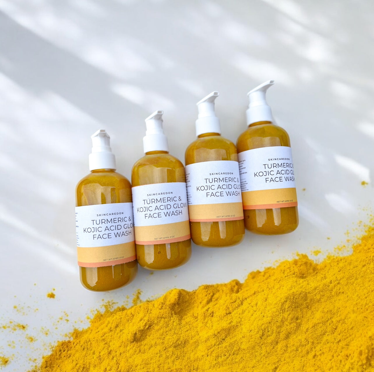 Turmeric & kojic acid glow face wash
